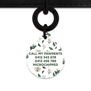 Bailey And Bone Pet Tag Green And White Magnolia Pet Tag