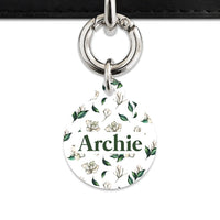 Bailey And Bone Pet Tag Green And White Magnolia Pet Tag