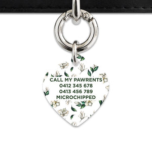 Bailey And Bone Pet Tag Green And White Magnolia Pet Tag