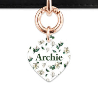 Bailey And Bone Pet Tag Green And White Magnolia Pet Tag