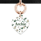Bailey And Bone Pet Tag Green And White Magnolia Pet Tag