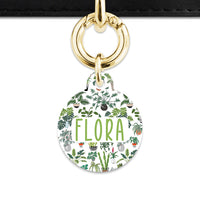 Bailey And Bone Pet Tag Green Plants Pet Tag