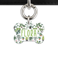 Bailey And Bone Pet Tag Green Plants Pet Tag