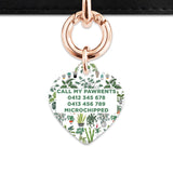 Bailey And Bone Pet Tag Green Plants Pet Tag