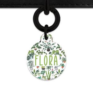 Bailey And Bone Pet Tag Green Plants Pet Tag