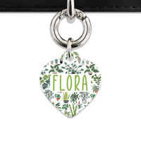 Bailey And Bone Pet Tag Green Plants Pet Tag