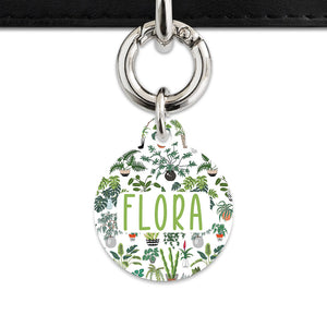 Bailey And Bone Pet Tag Green Plants Pet Tag