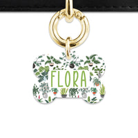 Bailey And Bone Pet Tag Green Plants Pet Tag