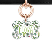 Bailey And Bone Pet Tag Green Plants Pet Tag