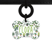 Bailey And Bone Pet Tag Green Plants Pet Tag
