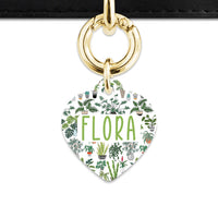 Bailey And Bone Pet Tag Green Plants Pet Tag