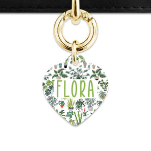 Bailey And Bone Pet Tag Green Plants Pet Tag