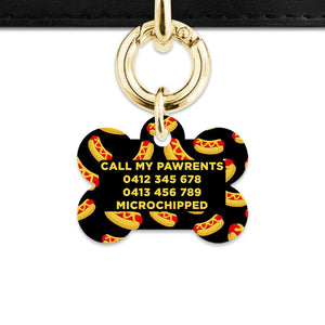 Bailey And Bone Pet Tag Hot Dogs Pet Tag