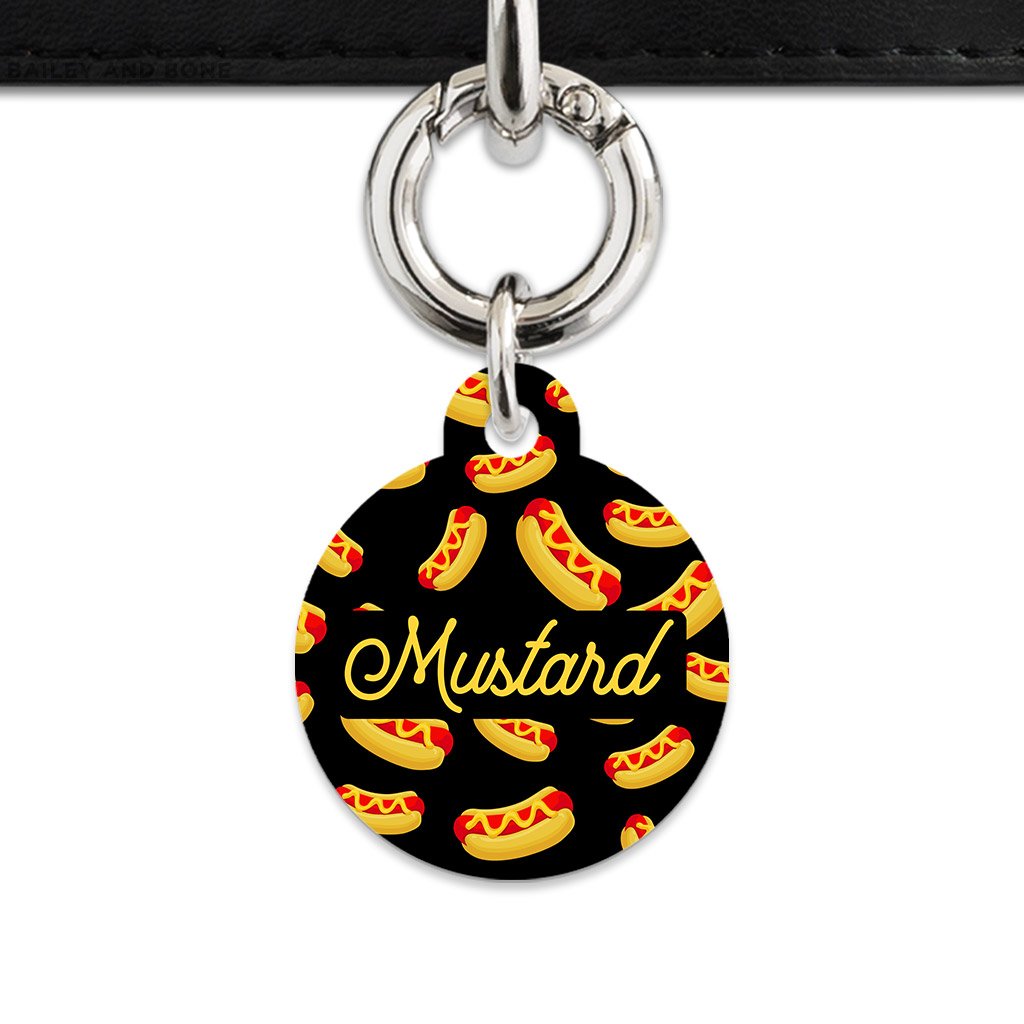 Bailey And Bone Pet Tag Hot Dogs Pet Tag