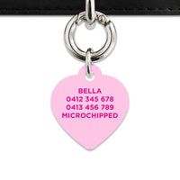 Bailey And Bone Pet Tag Light Pink Barbie Pet Tag