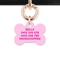 Bailey And Bone Pet Tag Light Pink Barbie Pet Tag