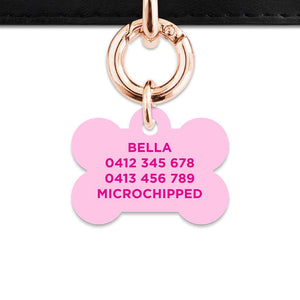 Bailey And Bone Pet Tag Light Pink Barbie Pet Tag