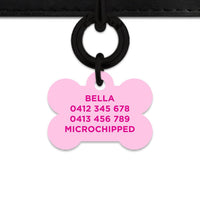 Bailey And Bone Pet Tag Light Pink Barbie Pet Tag