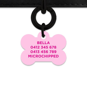 Bailey And Bone Pet Tag Light Pink Barbie Pet Tag