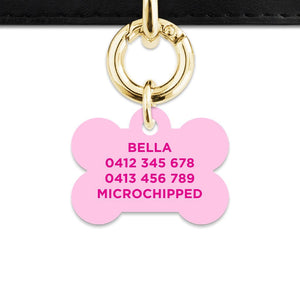 Bailey And Bone Pet Tag Light Pink Barbie Pet Tag