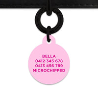 Bailey And Bone Pet Tag Light Pink Barbie Pet Tag