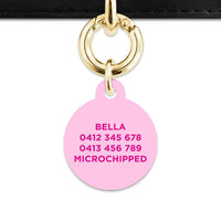 Bailey And Bone Pet Tag Light Pink Barbie Pet Tag
