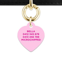 Bailey And Bone Pet Tag Light Pink Barbie Pet Tag