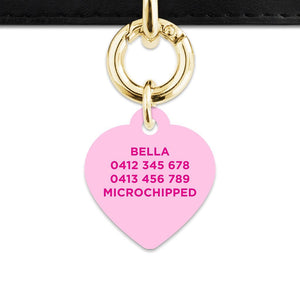 Bailey And Bone Pet Tag Light Pink Barbie Pet Tag