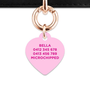 Bailey And Bone Pet Tag Light Pink Barbie Pet Tag
