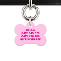 Bailey And Bone Pet Tag Light Pink Barbie Pet Tag