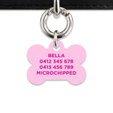 Bailey And Bone Pet Tag Light Pink Barbie Pet Tag