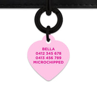 Bailey And Bone Pet Tag Light Pink Barbie Pet Tag