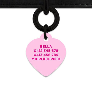 Bailey And Bone Pet Tag Light Pink Barbie Pet Tag
