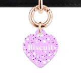 Bailey And Bone Pet Tag Light Purple Terrazzo Pet Tag