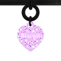 Bailey And Bone Pet Tag Light Purple Terrazzo Pet Tag