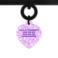 Bailey And Bone Pet Tag Light Purple Terrazzo Pet Tag