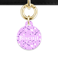 Bailey And Bone Pet Tag Light Purple Terrazzo Pet Tag