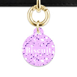 Bailey And Bone Pet Tag Light Purple Terrazzo Pet Tag