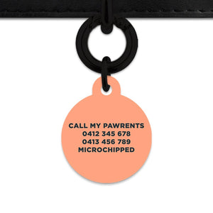 Bailey And Bone Pet Tag Orange Leaves Pet Tag
