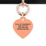 Bailey And Bone Pet Tag Orange Leaves Pet Tag