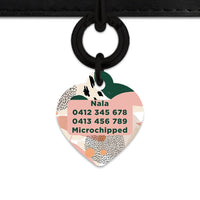 Bailey And Bone Pet Tag Pastel Abstract Pet Tag