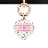 Bailey And Bone Pet Tag Pastel Cow Print Pet Tag