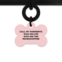 Bailey And Bone Pet Tag Pastel Painted Leaves Pet Tag