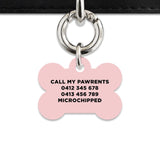 Bailey And Bone Pet Tag Pastel Painted Leaves Pet Tag