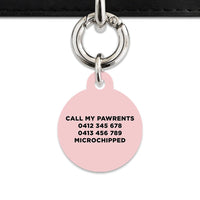 Bailey And Bone Pet Tag Pastel Painted Leaves Pet Tag
