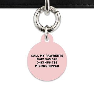 Bailey And Bone Pet Tag Pastel Painted Leaves Pet Tag