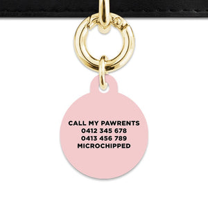 Bailey And Bone Pet Tag Pastel Painted Leaves Pet Tag