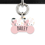 Bailey And Bone Pet Tag Pastel Painted Leaves Pet Tag