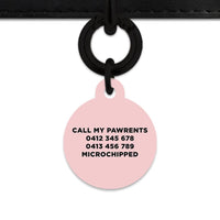 Bailey And Bone Pet Tag Pastel Painted Leaves Pet Tag