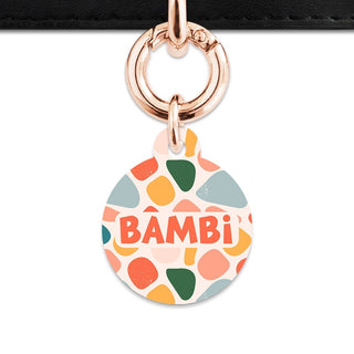 Bailey And Bone Pet Tag Pastel Shapes Pet Tag